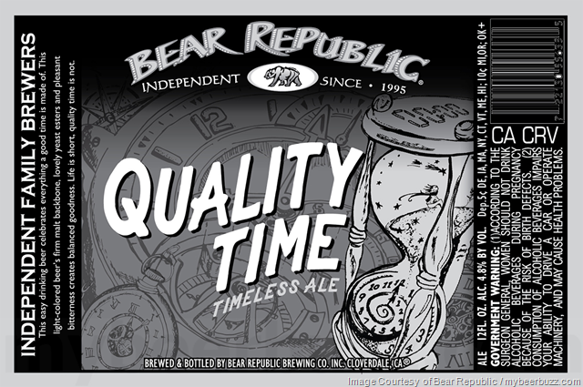 Bear Republic Adding Quality Time Timeless Ale Bear Republic Adding Quality Time Timeless Ale