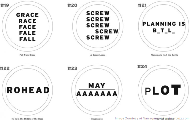 Narragansett 2020 Rebus Puzzle Answers Narragansett 2020 Rebus Puzzle Answers