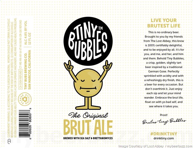 The Lost Abbey to Debut Fourth Brand Tiny Bubbles The Lost Abbey to Debut Fourth Brand Tiny Bubbles