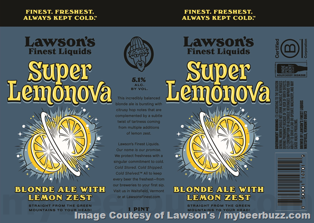 Lawson’s Finest Adding Big Hazy, Nitro Stout / McPeake’s Nitro Stout / Beach Party / Stick(e)y Maple / Scrag Mountain Pils / Juice Stand / Fayston Blend / Super Lemonova Lawson’s Finest Adding Big Hazy, Nitro Stout / McPeake’s Nitro Stout / Beach Party / Stick(e)y Maple / Scrag Mountain Pils / Juice Stand / Fayston Blend / Super Lemonova