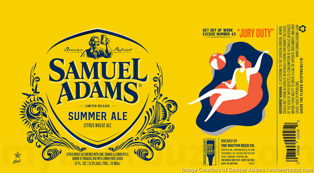 Samuel Adams Adding Summer Ale “Get Out Of Work Excuses” Cans Samuel Adams Adding Summer Ale “Get Out Of Work Excuses” Cans