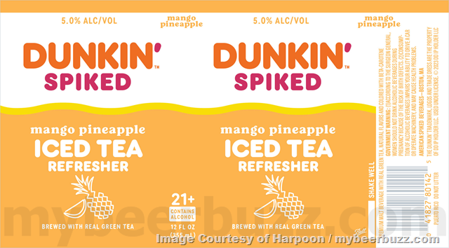 Harpoon Brewery & Dunkin’ Team Up For NEW Dunkin’ Spiked: Iced Coffee, Iced Tea, Half & Half, Mango Pineapple, Slightly Sweet, Strawberry Dragonfruit, Vanilla Iced Coffee, Mocha Iced Coffee & Caramel Iced Coffee Harpoon Brewery & Dunkin’ Team Up For NEW Dunkin’ Spiked: Iced Coffee, Iced Tea, Half & Half, Mango Pineapple, Slightly Sweet, Strawberry Dragonfruit, Vanilla Iced Coffee, Mocha Iced Coffee & Caramel Iced Coffee