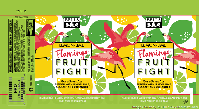 Bell’s Lemon-Lime Flamingo Fruit Fight Coming In July Bell’s Lemon-Lime Flamingo Fruit Fight Coming In July
