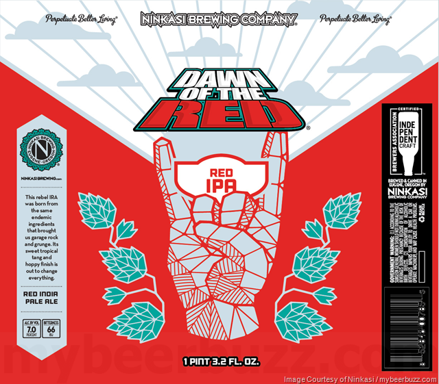 Ninkasi Tricerahops Juicy IPA & Dawn Of The Red Returning in 19.2oz Cans Ninkasi Tricerahops Juicy IPA & Dawn Of The Red Returning in 19.2oz Cans
