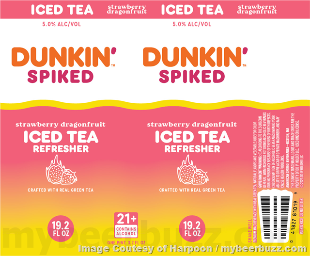 Harpoon Brewery & Dunkin’ Team Up For NEW Dunkin’ Spiked: Iced Coffee, Half & Half, Mango Pineapple, Slightly Sweet, Strawberry Dragonfruit, Vanilla Iced Coffee, Mocha Iced Coffee & Caramel Iced Coffee Harpoon Brewery & Dunkin’ Team Up For NEW Dunkin’ Spiked: Iced Coffee, Half & Half, Mango Pineapple, Slightly Sweet, Strawberry Dragonfruit, Vanilla Iced Coffee, Mocha Iced Coffee & Caramel Iced Coffee