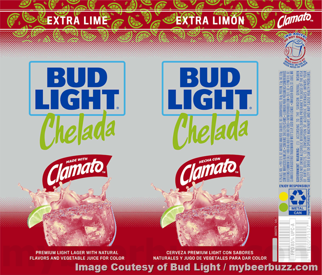 Budweiser Chelada Original, Chelada Picante & Bud Light Extra Lime Chelada Budweiser Chelada Original, Chelada Picante & Bud Light Extra Lime Chelada