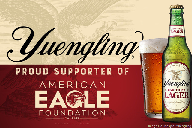 Yuengling Partners With American Eagle Foundation To Protect U.S. National Symbol Yuengling Partners With American Eagle Foundation To Protect U.S. National Symbol