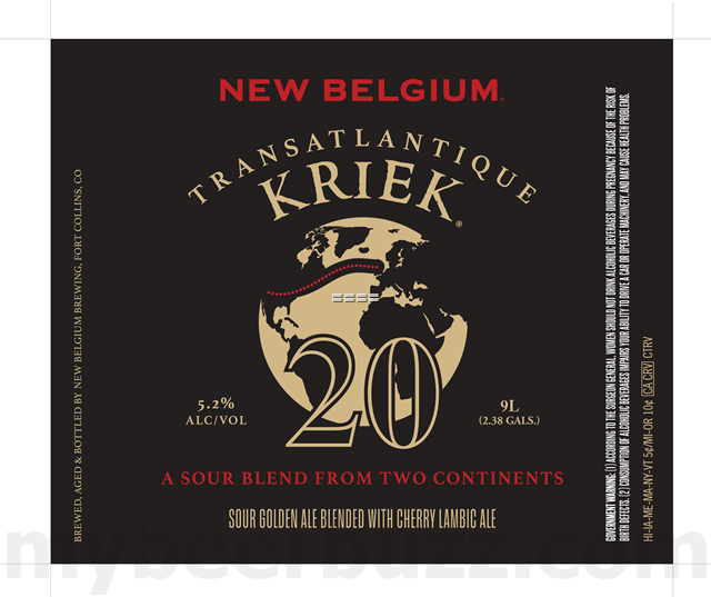New Belgium & Oud Beersel Team Up For the 20th Anniversary Of Transatlantique Kriek New Belgium & Oud Beersel Team Up For the 20th Anniversary Of Transatlantique Kriek