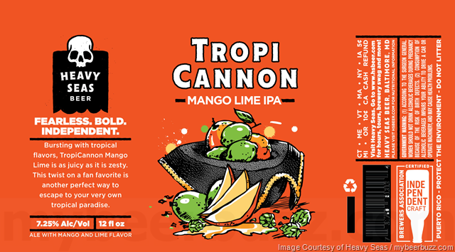 Heavy Seas TropiCannon Mango Lime Heavy Seas TropiCannon Mango Lime
