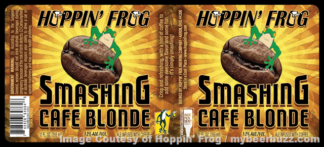 Hoppin’ Frog Adding Sextuple 8.45oz Cans & Smashing Cafe Blonde Hoppin’ Frog Adding Sextuple 8.45oz Cans & Smashing Cafe Blonde