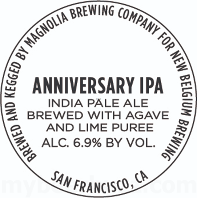 New Belgium Working On Anniversary IPA New Belgium Working On Anniversary IPA