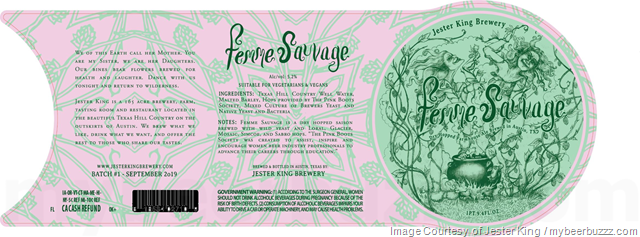 Jester King Releasing Femme Sauvage 10/17 With Pink Boots Society Jester King Releasing Femme Sauvage 10/17 With Pink Boots Society