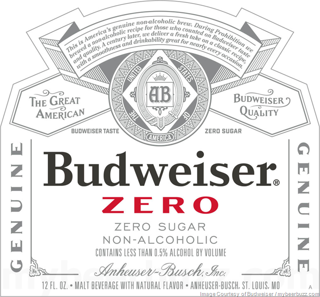 Budweiser Adding New Zero Sugar Non-Alcoholic Beer Budweiser Adding New Zero Sugar Non-Alcoholic Beer