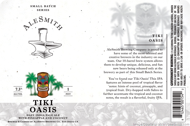 AleSmith Releasing Small Batch Tiki Oasis & Petals To The Metal AleSmith Releasing Small Batch Tiki Oasis & Petals To The Metal