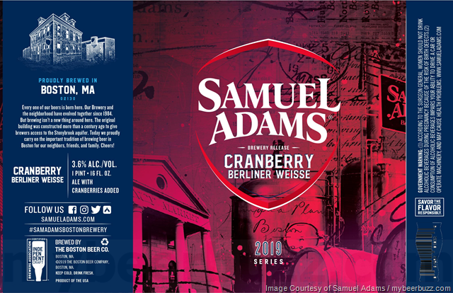 Samuel Adams Adding Jamaicaway IPA, Arborway DIPA & Cranberry Berliner Cans Samuel Adams Adding Jamaicaway IPA, Arborway DIPA & Cranberry Berliner Cans