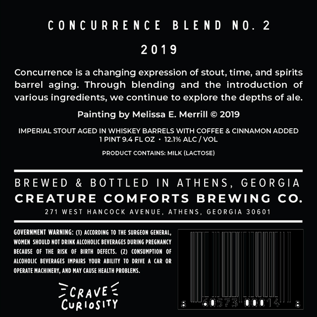 Creature Comforts Concurrence Blend No 3 Creature Comforts Concurrence Blend No 3