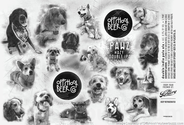 Offshoot Beer Working On Pawz & Clawz Cans Offshoot Beer Working On Pawz & Clawz Cans