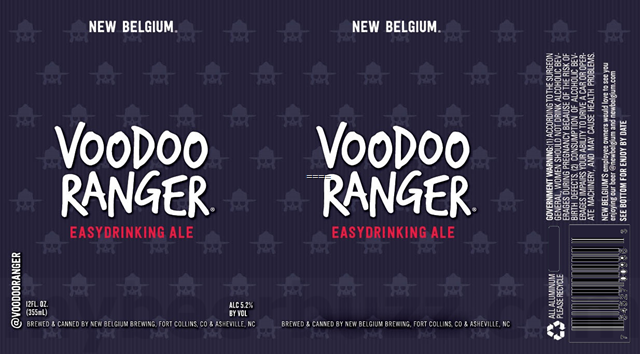 New Belgium Adding Voodoo Ranger Easydrinking Ale & Voodoo Ranger American Ale / American Haze / American Pale Lager New Belgium Adding Voodoo Ranger Easydrinking Ale & Voodoo Ranger American Ale / American Haze / American Pale Lager