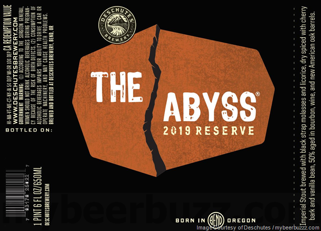 Deschutes The Abyss 2019 Reserve Deschutes The Abyss 2019 Reserve