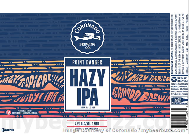 Coronado Adding Fossil Beach Hazy IPA & Point Danger Hazy IPA Coronado Adding Fossil Beach Hazy IPA & Point Danger Hazy IPA