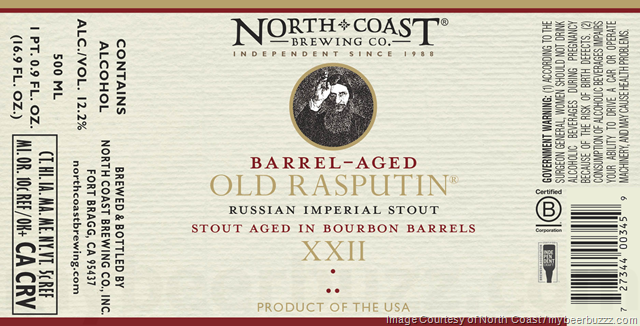 North Coast Adding Barrel-Aged Old Rasputin XXII Variants North Coast Adding Barrel-Aged Old Rasputin XXII Variants
