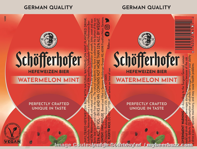 Mybeerbuzz .com Highlights Schöfferhofer Watermelon Mint Hefeweizen Mybeerbuzz .com Highlights Schöfferhofer Watermelon Mint Hefeweizen