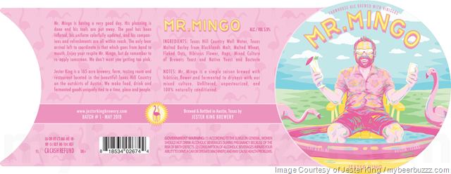 Jester King Releasing Mr. Mingo Hibiscus Saison Jester King Releasing Mr. Mingo Hibiscus Saison