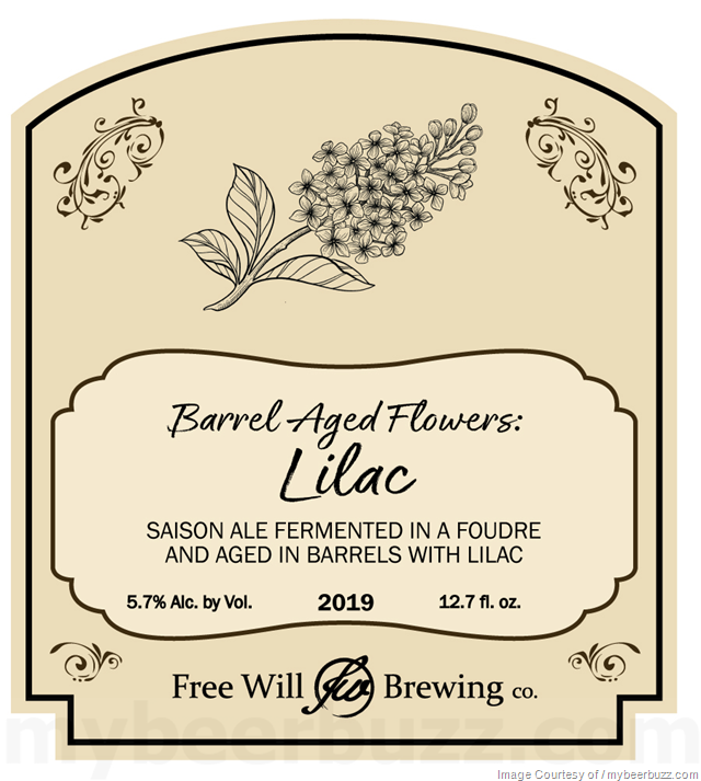 Free Will Barrel Aged Flowers Lilac Free Will Barrel Aged Flowers Lilac