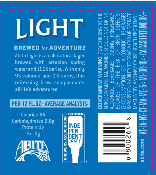 Abita Overhauling Light Lager Abita Overhauling Light Lager