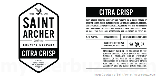 Saint Archer Citra Crisp Saint Archer Citra Crisp