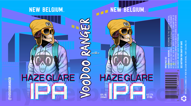 New Belgium Adding Voodoo Ranger Haze Glare IPA New Belgium Adding Voodoo Ranger Haze Glare IPA