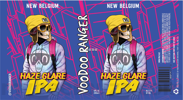 New Belgium Adding Voodoo Ranger Haze Glare IPA New Belgium Adding Voodoo Ranger Haze Glare IPA