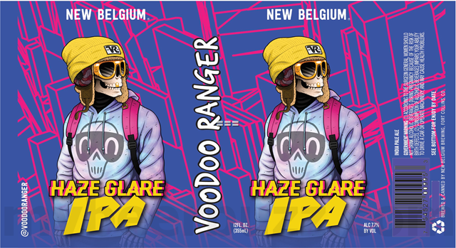 New Belgium Adding Voodoo Ranger Haze Glare IPA New Belgium Adding Voodoo Ranger Haze Glare IPA