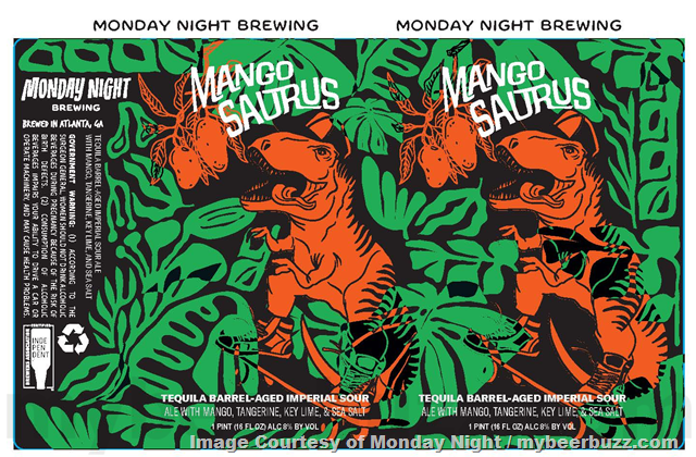 Monday Night & Reuben’s Brews Team Up For Surround Sound / Mango Saurus Monday Night & Reuben’s Brews Team Up For Surround Sound / Mango Saurus