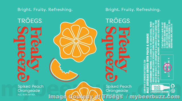 Tröegs Adding Freaky Squeeze Spiked Black Cherry Limeade & Spiked Peach Orangeade Tröegs Adding Freaky Squeeze Spiked Black Cherry Limeade & Spiked Peach Orangeade