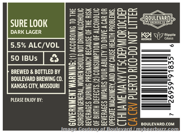 Boulevard Adding Ah, Sure Look Dark Lager Boulevard Adding Ah, Sure Look Dark Lager
