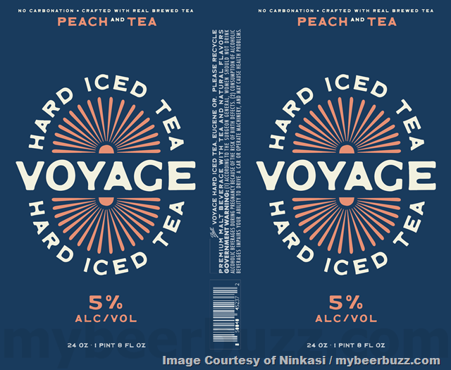 Ninkasi Adding Voyage Hard Iced Tea: Original Lemon, Raspberry & Peach Ninkasi Adding Voyage Hard Iced Tea: Original Lemon, Raspberry & Peach