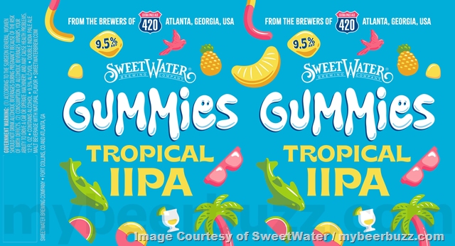 SweetWater Adding Gummies Tropical IIPA & Fruit Punch IIPA SweetWater Adding Gummies Tropical IIPA & Fruit Punch IIPA