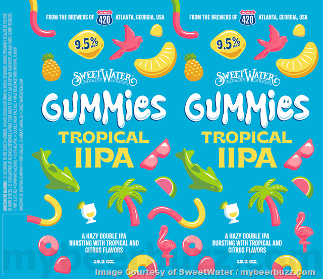 SweetWater Adding Gummies Tropical IIPA & Fruit Punch IIPA SweetWater Adding Gummies Tropical IIPA & Fruit Punch IIPA