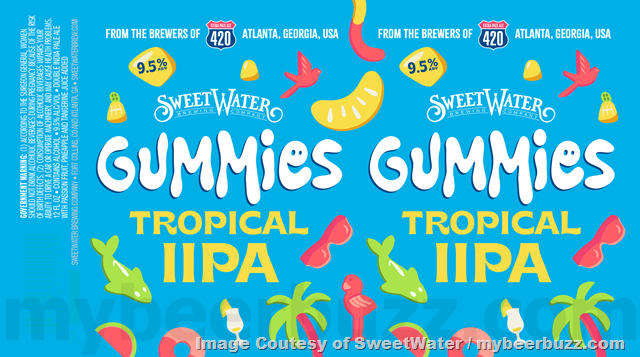 SweetWater Adding Gummies Tropical IIPA & Fruit Punch IIPA SweetWater Adding Gummies Tropical IIPA & Fruit Punch IIPA
