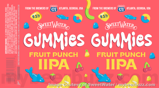 SweetWater Adding Gummies Tropical IIPA & Fruit Punch IIPA SweetWater Adding Gummies Tropical IIPA & Fruit Punch IIPA