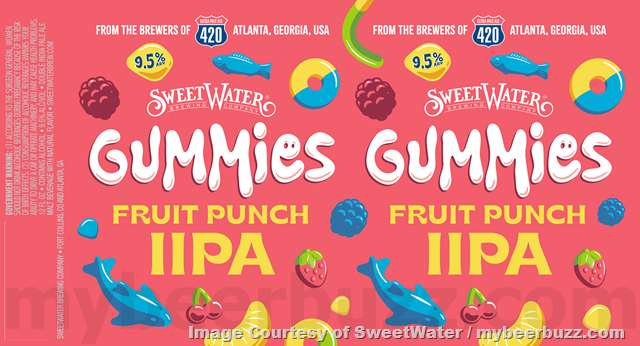 SweetWater Adding Gummies Tropical IIPA & Fruit Punch IIPA SweetWater Adding Gummies Tropical IIPA & Fruit Punch IIPA