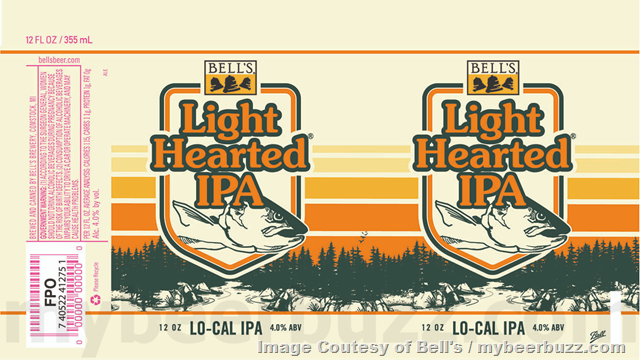 Bell’s Brewery Bumping Light Hearted IPA Up To 4%-AbV & 115 Calories Bell’s Brewery Bumping Light Hearted IPA Up To 4%-AbV & 115 Calories