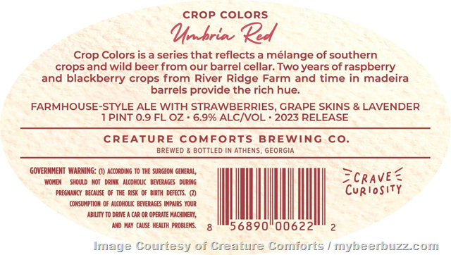 Creature Comforts Adding Mucha Czech-Style Lager & Umbria Red Creature Comforts Adding Mucha Czech-Style Lager & Umbria Red