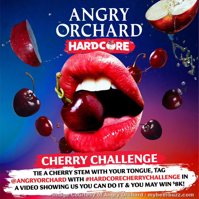 CAN YOU TIE A CHERRY STEM WITH YOUR TONGUE? ANGRY ORCHARD HARD CIDER IS PICKING UP THE TAB FOR DRINKERS WHO COMPLETE THIS CLASSIC BAR TRICK CAN YOU TIE A CHERRY STEM WITH YOUR TONGUE? ANGRY ORCHARD HARD CIDER IS PICKING UP THE TAB FOR DRINKERS WHO COMPLETE THIS CLASSIC BAR TRICK