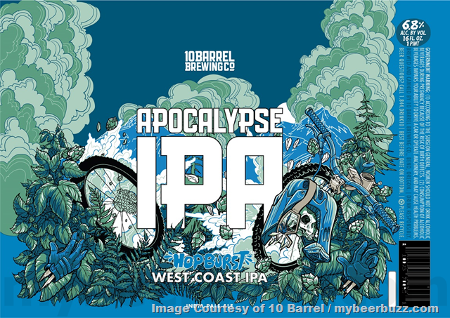10 Barrel Adding Hopburst Apocalypse IPA, Hopburst Nature Calls, Hopburst Cloud Mentality & Hopburst All Ways Down 10 Barrel Adding Hopburst Apocalypse IPA, Hopburst Nature Calls, Hopburst Cloud Mentality & Hopburst All Ways Down