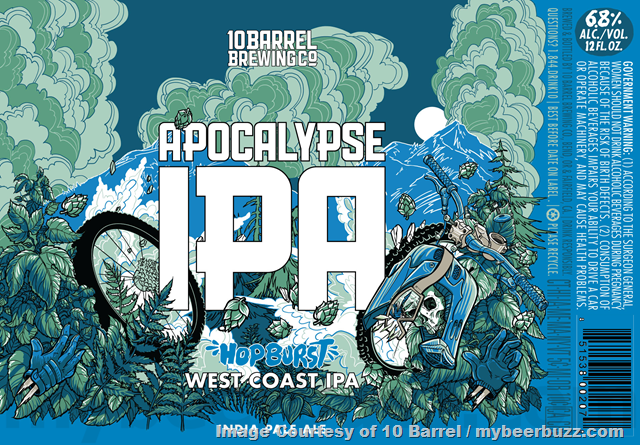 10 Barrel Adding Hopburst Apocalypse IPA, Hopburst Nature Calls & Hopburst All Ways Down 19.2oz Cans 10 Barrel Adding Hopburst Apocalypse IPA, Hopburst Nature Calls & Hopburst All Ways Down 19.2oz Cans
