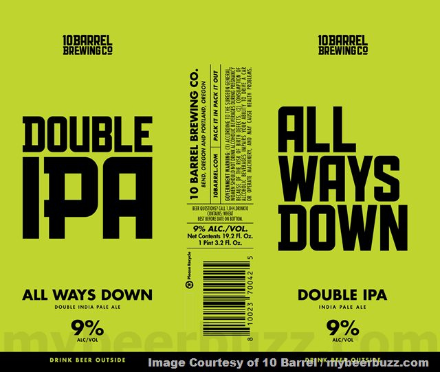 10 Barrel Adding Hopburst Apocalypse IPA, Hopburst Nature Calls, Hopburst Cloud Mentality & Hopburst All Ways Down 10 Barrel Adding Hopburst Apocalypse IPA, Hopburst Nature Calls, Hopburst Cloud Mentality & Hopburst All Ways Down