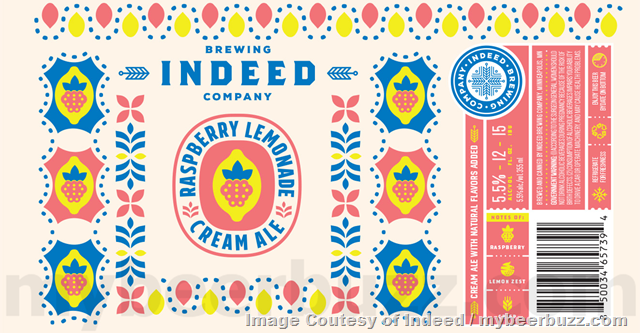 Indeed Adding Rosa Fresca & Raspberry Lemonade Cream Ale Indeed Adding Rosa Fresca & Raspberry Lemonade Cream Ale