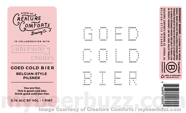 Creature Comforts Adding Vujà Dé & Goed Cold Bier Creature Comforts Adding Vujà Dé & Goed Cold Bier